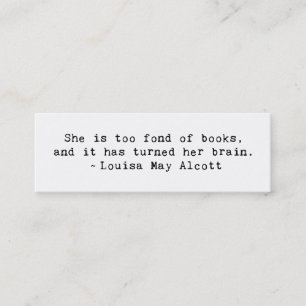 Vond van Boeken Mini Visitekaartje