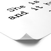 Vond van Boeken Poster (Hoek)