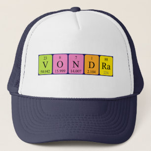 Vondra periodiek systeem naam pet