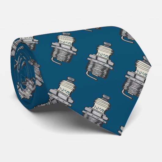 Vonk Plug Mechanic Stropdas (Opgerold)