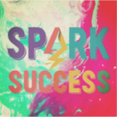 Vonk succes sticker (Voorkant)