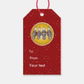 Vonkbougies van de motor cadeaulabel (Achterkant)