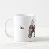 Vonkbougies van de motor koffiemok (Links)