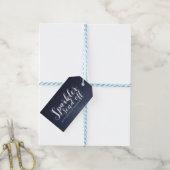 Vonken Afscheid Tags Cadeaulabel (Met Touw)