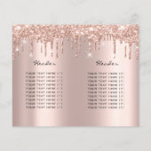 Vonken Glitter Make-up Oog Wimper Prijzen Folder R Flyer (Achterkant)