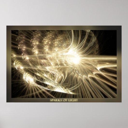 vonken van licht poster (Voorkant)