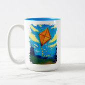 Vont la mouche un cerf-volant - tasse (Gauche)