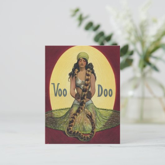 Voo Doo Briefkaart (Staand voorkant)