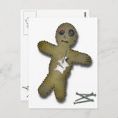 Voo Doo Doll - Interactief Briefkaart (Voorkant / Achterkant)