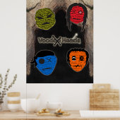 Voodoekjes ~ Cave Poster (Keuken)