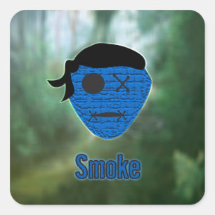 Voodoekjes ~ Moeras Vierkante Sticker
