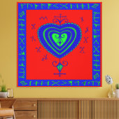 VooDoo Aardse Moeder Canvas Afdruk (Insitu (Woonkamer))