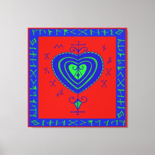 VooDoo Aardse Moeder Canvas Afdruk (Voorkant)