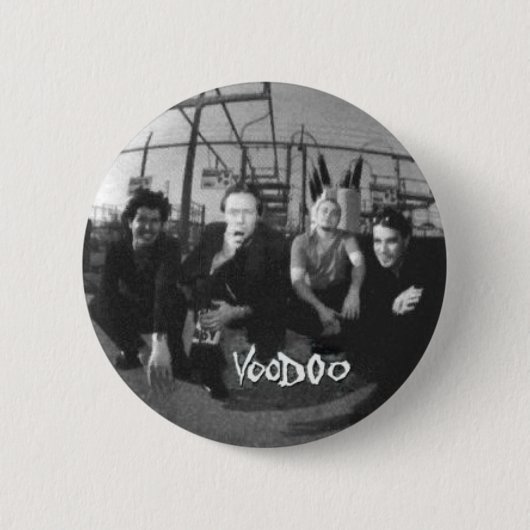 Voodoo Band-Button Ronde Button 5,7 Cm (Voorkant)