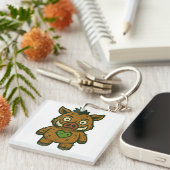 Voodoo Boar - Patchy Warrior Piglet Sleutelhanger (Voorkant Rechts)