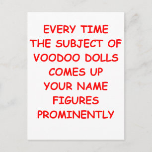 voodoo briefkaart