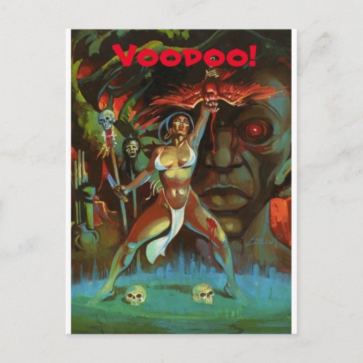 Voodoo! Briefkaart (Voorkant)