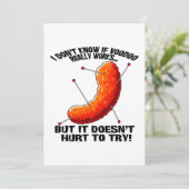 Voodoo Cheese Puff - Anti Trump-grap Kaart (Staand voorkant)