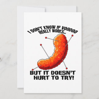 Voodoo Cheese Puff - Anti Trump-grap Kaart