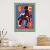 Voodoo Dancer After Matisse Poster (Keuken)
