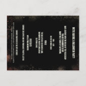 Voodoo Doll Budget Adulte Halloween Invitation (Dos)