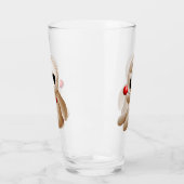 Voodoo Doll Cartoon in Love Glas (Links)