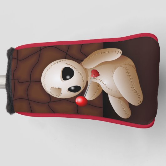Voodoo Doll Cartoon in Love Golfheadcover (Voorkant)