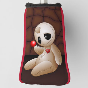 Voodoo Doll Cartoon in Love Golfheadcover