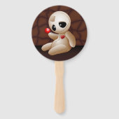 Voodoo Doll Cartoon in Love Handwaaier (Voorkant)
