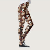 Voodoo Doll Cartoon in Love Leggings (Rechts)