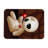 Voodoo Doll Cartoon in Love Magneet (Horizontaal)