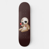 Voodoo Doll Cartoon in Love Skateboard (Voorkant)