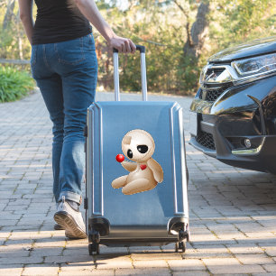 Voodoo Doll Cartoon in Love Sticker