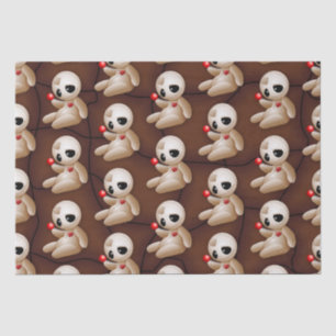 Voodoo Doll Cartoon in Love Tissuepapier