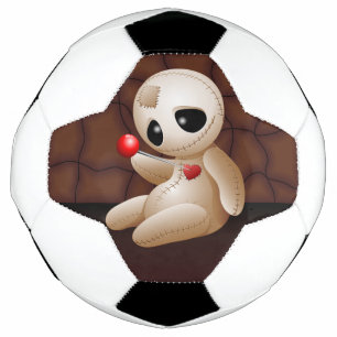 Voodoo Doll Cartoon in Love Voetbal