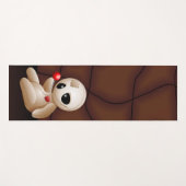 Voodoo Doll Cartoon in Love Yogamat (Voorkant (horizontaal))
