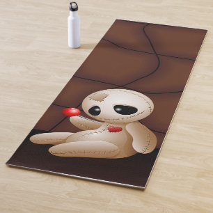 Voodoo Doll Cartoon in Love Yogamat
