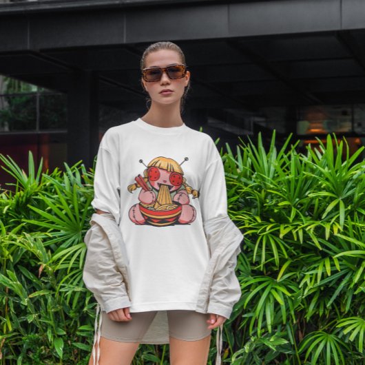 Voodoo Doll Eating Spaghetti T-shirt