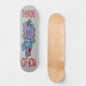 Voodoo Doll Penser à vous skateboard (Recto)