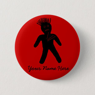 Voodoo Doll Ronde Button 5,7 Cm