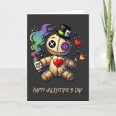Voodoo Doll Valentijnsdag Kaart (Voorkant)
