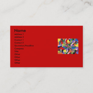 VooDoo Doll-Visitekaartjes Visitekaartje