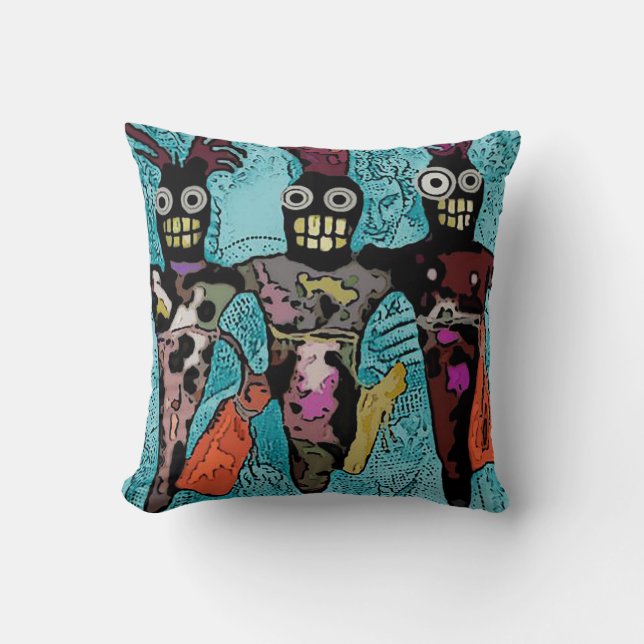Voodoo Dolls Art Pillow Kussen (Voorkant)
