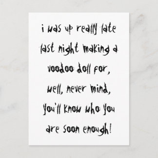 Voodoo Dolls Briefkaart