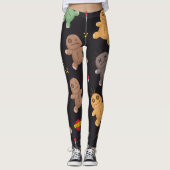 Voodoo Dolls Pattern Leggings (Voorkant)