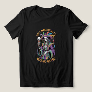Voodoo Halloween Mystieke Occulte Hekserij Tri-Blend Shirt