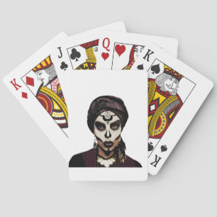 Voodoo-heks Pokerkaarten