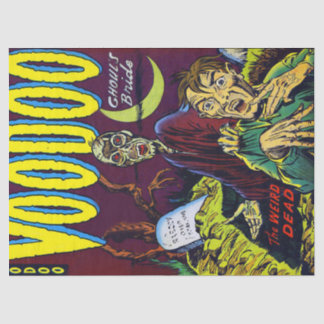 Voodoo Horror Comics Ghoul's Bride Decoupage Tissuepapier
