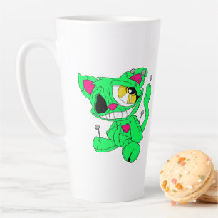 Voodoo Kitty Doll Latte Mug