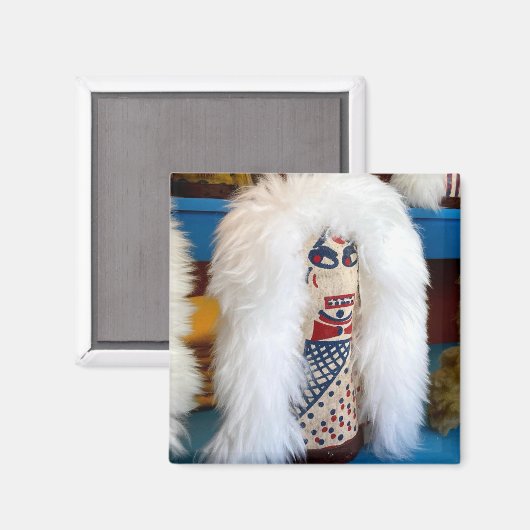 Voodoo Knockdown Doll jeu de carnaval dude Magnet (Recto/Verso)